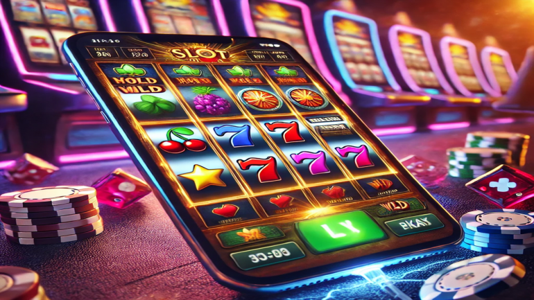 Playing-Slots-On-Phone