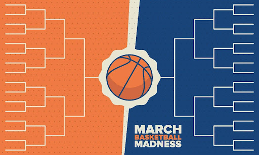 march-madness-bracket-with-basketball-in-middle