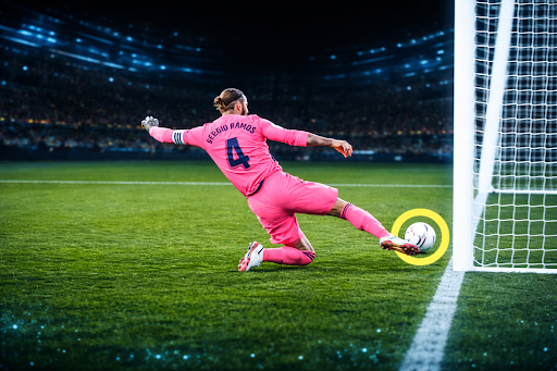 soccer-player-kicking-goal-with-ball-circled